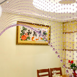 Max Crystal Ball Beaded for DIY Door Curtain Wedding Backdrops Crystal violet - Aladdin Shoppers