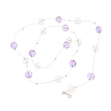 Max Crystal Ball Beaded for DIY Door Curtain Wedding Backdrops Crystal violet - Aladdin Shoppers