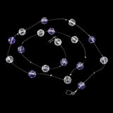 Max Crystal Ball Beaded for DIY Door Curtain Wedding Backdrops Crystal violet - Aladdin Shoppers