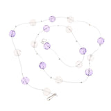 Max Crystal Ball Beaded for DIY Door Curtain Wedding Backdrops Crystal violet - Aladdin Shoppers