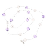 Max Crystal Ball Beaded for DIY Door Curtain Wedding Backdrops Crystal violet - Aladdin Shoppers