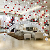 Max 5 Pieces Beaded Hanging Room Divider Door Window Curtain Beads Grape Purple - Aladdin Shoppers