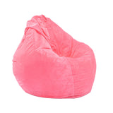 Modern Printed Linen Beanbag Cover Sofa Slipcover Toy Storage Case Pink