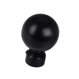 Max 1 Piece Retro Curtain Pole Rod Finials Ends Heads 28mm B Style Black - Aladdin Shoppers