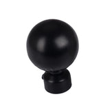 Max 1 Piece Retro Curtain Pole Rod Finials Ends Heads 28mm B Style Black - Aladdin Shoppers