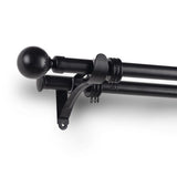 Max 1 Piece Retro Curtain Pole Rod Finials Ends Heads 28mm B Style Black - Aladdin Shoppers