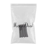 Max Solid Colored Short Valance Curtains Kitchen Window Treatment Black L - Aladdin Shoppers