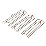 Max 30Pieces Curtain Clip Tape Hooks Deep Prong Pinch  Silver - Metal