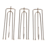 Max 30Pieces Curtain Clip Tape Hooks Deep Prong Pinch  Silver - Metal