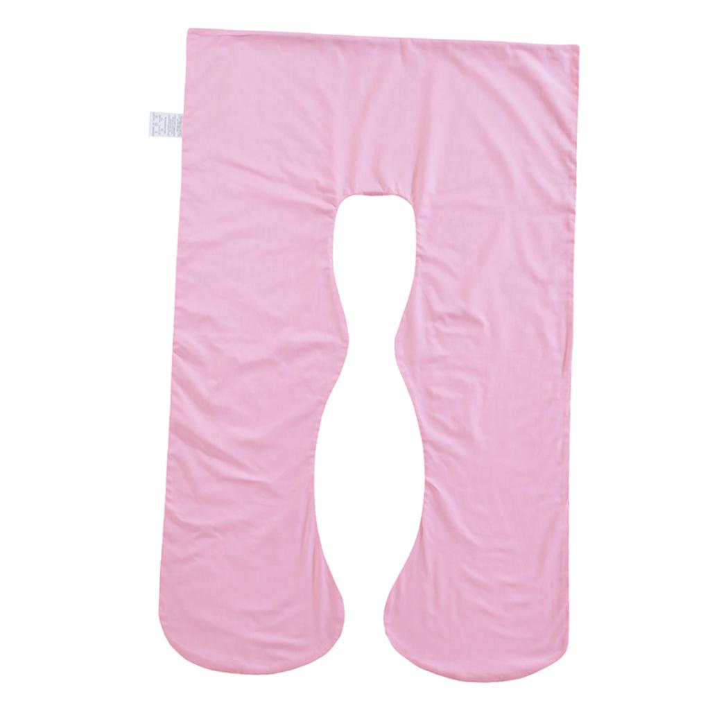 Max Body Bolster Maternity Pregnancy Support Pillow Cover  Pink 145x80x20cm
