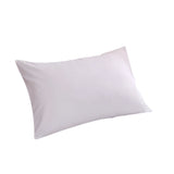 Max 1Pair 100% Cotton Soft Solid Color Single Pillow Cover Pillowcase White