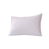 Max 1Pair 100% Cotton Soft Solid Color Single Pillow Cover Pillowcase White