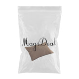 Max 1Pair 100% Cotton Soft Solid Color Single Pillow Cover Pillowcase Coffee