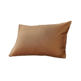 Max 1Pair 100% Cotton Soft Solid Color Single Pillow Cover Pillowcase Coffee