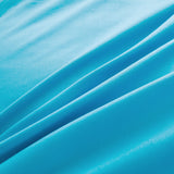 Max 1Pair 100% Cotton Soft Solid Color Single Pillow Cover Pillowcase Blue