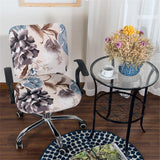 Max Floral Removable Stretchable Soft Slipcover Office Computer Chair Covers #9