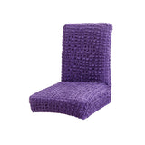 Non Slip Stretch Dining Room Chair Cover Stool Protector Purple