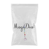 Max Crystal Hanging Suncatcher Rainbow Beads Ball Pendant Prisms Pink 20cm