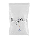 Max Crystal Hanging Suncatcher Rainbow Beads Ball Pendant Prisms Blue 20cm