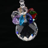 Max Crystal Hanging Suncatcher Rainbow Beads Ball Pendant Prisms Clear 21cm