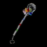 Max Crystal Hanging Suncatcher Rainbow Beads Ball Pendant Prisms Clear 21cm