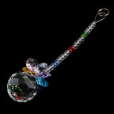 Max Crystal Hanging Suncatcher Rainbow Beads Ball Pendant Prisms Clear 21cm