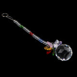 Max Crystal Hanging Suncatcher Rainbow Beads Ball Pendant Prisms Clear 21cm