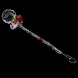 Max Crystal Hanging Suncatcher Rainbow Beads Ball Pendant Prisms Clear 21cm