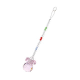 Max Crystal Hanging Suncatcher Rainbow Beads Ball Pendant Prisms Pink 21cm