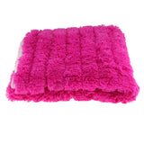 Max Fluffy Plush Soft Sofa Couch Cover Bay Window Cushion Area Rug Rose Red