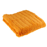 Max Fluffy Plush Soft Sofa Couch Cover Bay Window Cushion Area Rug Orange