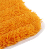 Max Fluffy Plush Soft Sofa Couch Cover Bay Window Cushion Area Rug Orange