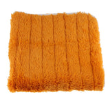 Max Fluffy Plush Soft Sofa Couch Cover Bay Window Cushion Area Rug Orange