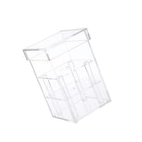 Maxbell Clear Acrylic Rose Flower Box Cut Flower Arranging Holder Gift Box 1 Hole