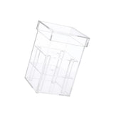 Maxbell Clear Acrylic Rose Flower Box Cut Flower Arranging Holder Gift Box 1 Hole