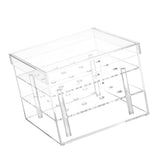 Maxbell Clear Acrylic Rose Flower Box Cut Flower Arranging Holder Gift Box 16 Holes