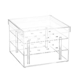Maxbell Clear Acrylic Rose Flower Box Cut Flower Arranging Holder Gift Box 16 Holes