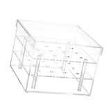 Maxbell Clear Acrylic Rose Flower Box Cut Flower Arranging Holder Gift Box 16 Holes