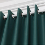 Max Blockout Curtain Eyelet Ring Room Darkening Window Drape Green 100x130cm