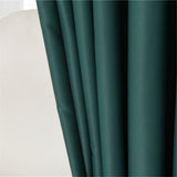 Max Blockout Curtain Eyelet Ring Room Darkening Window Drape Green 100x130cm