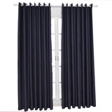 Max Blockout Curtain Eyelet Ring Room Darkening Window Drape Navy Blue 100x250cm
