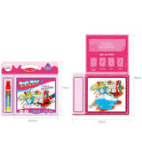 Max Magic Water Drawing Book Magic Pen Painting Drawing Board Fairy Priness - Aladdin Shoppers