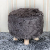Max Fantastic Comfortable Stool Covers for Home Living Room Decorations Gray