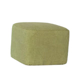 Square Wooden Stool Cover Protective Sleeve for Footstools Grass Green