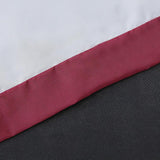 Max Customize Cafe Window Curtain Kitchen Curtain Tier #6 57x24 Inch, Wine Red