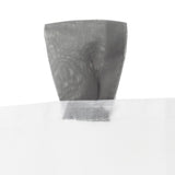 Max Customize Cafe Window Curtain Kitchen Curtain Tier #1 35x18 Inch, Grey