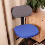 Max Universal Spandex Stretch Wedding Dining Room Chair Slipcover Blue