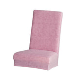 Universal Stretch Dining Room Chair Slipcover Stool Seat Cover Pink