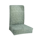 Universal Stretch Dining Room Chair Slipcover Stool Seat Cover Pine Green