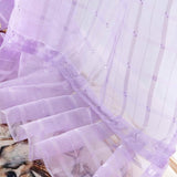 Max Freshness Style Short Window Curtains Home Cafe Cabinet Sheer Blind Purple